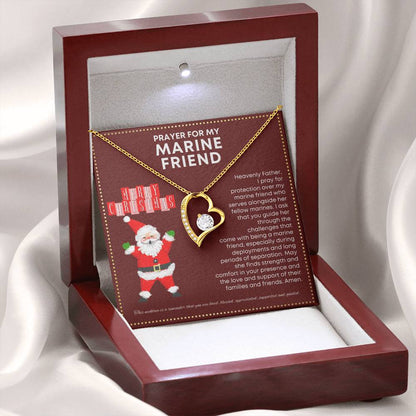 JGF Jewelry Gifts for Family US Marine Corps Gifts For Women Friend Necklace