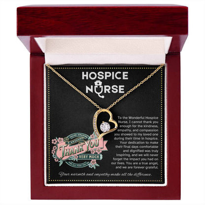 JGF Jewelry Gifts for Family Registered Nurse RN Hospice Nurse Thank You Necklace Gifts