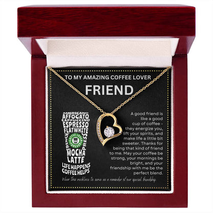 JGF Jewelry Gifts for Family Coffee Is My BFF Friend Bestie Lover for Women Friendship
