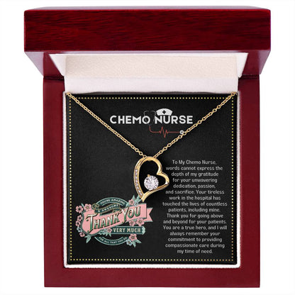 JGF Jewelry Gifts for Family Chemo Gifts For Women Thank You Heart Necklace