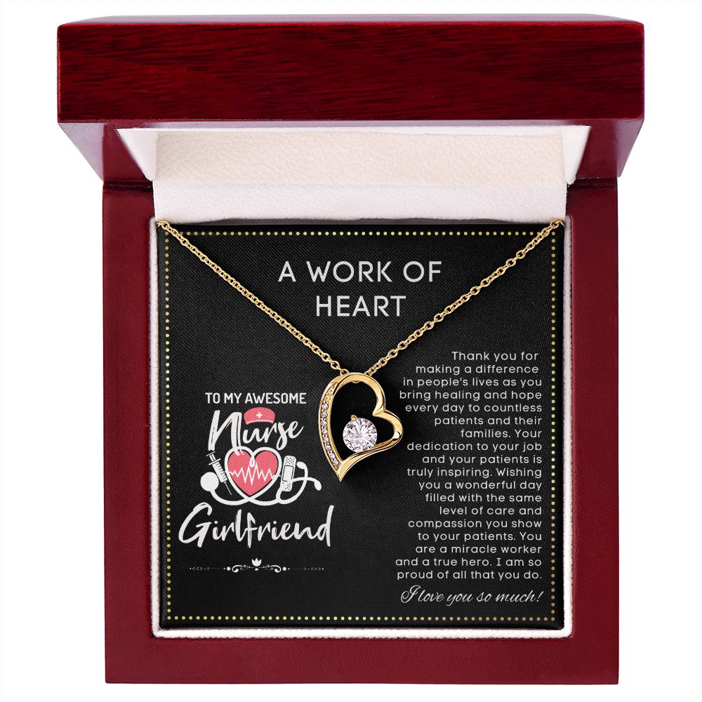 JGF Jewelry Gifts for Family | Nurse Girlfriend Gifts From Boyfriend Necklace | RN Nurse Graduation Gift Ideas