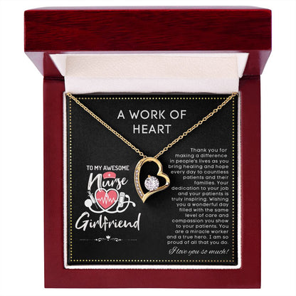 JGF Jewelry Gifts for Family | Nurse Girlfriend Gifts From Boyfriend Necklace | RN Nurse Graduation Gift Ideas