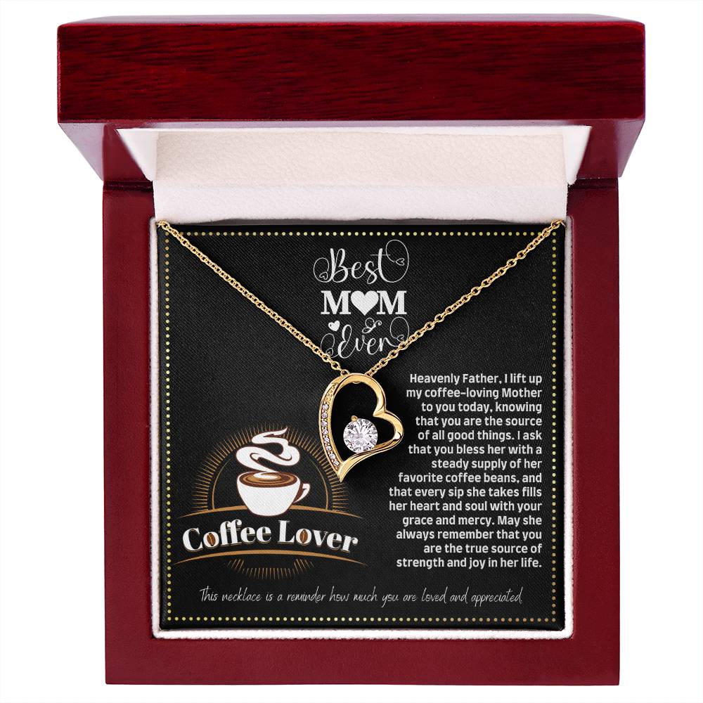 JGF Jewelry Gifts for Family Mom Birthday Gifts From Daughter Coffee I Love You Mom