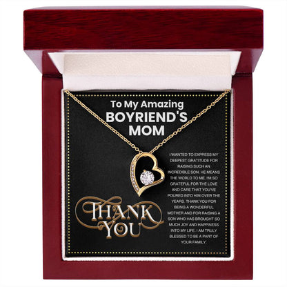 JGF Jewelry Gifts for Family Thank You For Being Awesome Gifts for Boyfriend's Mom