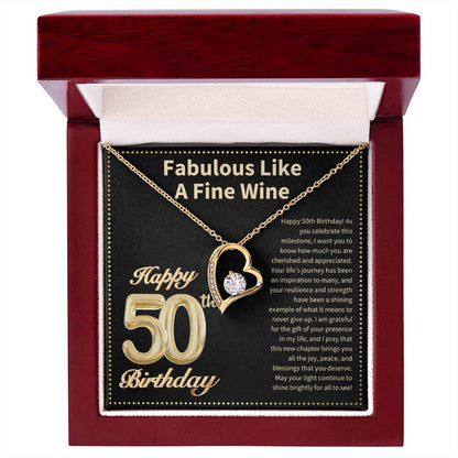 JGF Jewelry Gifts for Family 50 Year Old Birthday Gifts For Women Unique