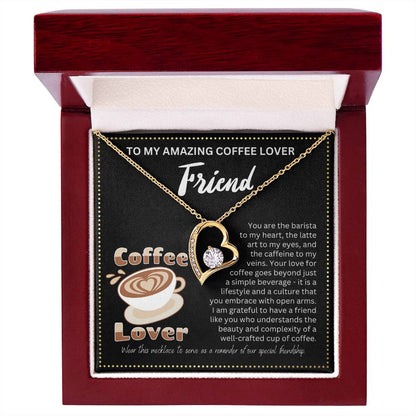 JGF Jewelry Gifts for Family Amazing Friendship Necklaces Best Friend Coffee Lover