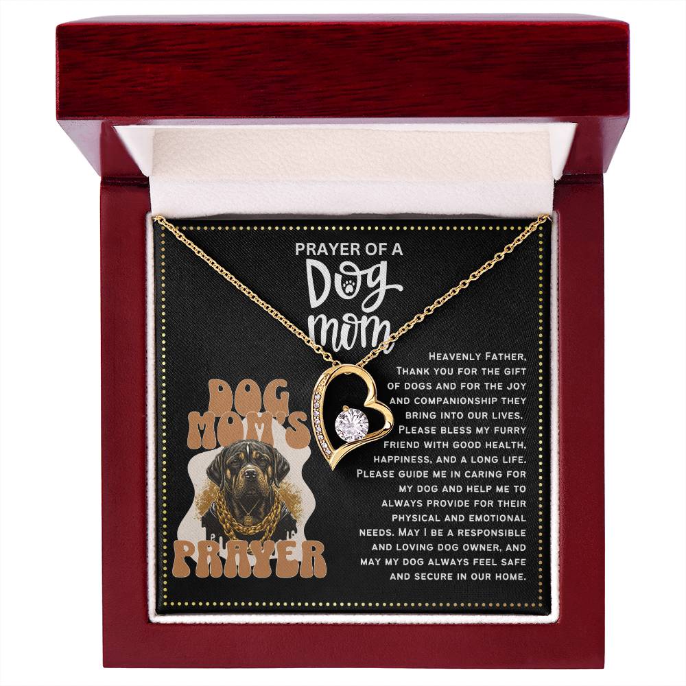 JGF Jewelry Gifts for Family Pet Dog Paw Lover Mom Gifts for Women Heart Necklace