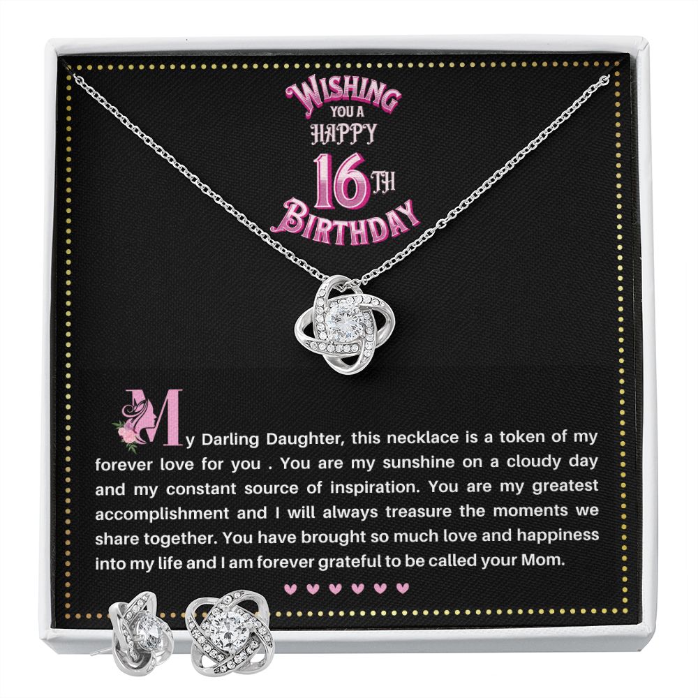 JGF Jewelry Gifts for Family | Birthday Gifts For 16 Year Old Girls Sweet Sixteen | 16th Birthday Gifts For Girls Necklace