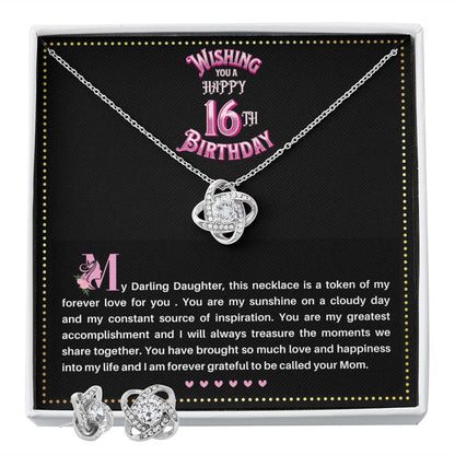 JGF Jewelry Gifts for Family | Birthday Gifts For 16 Year Old Girls Sweet Sixteen | 16th Birthday Gifts For Girls Necklace