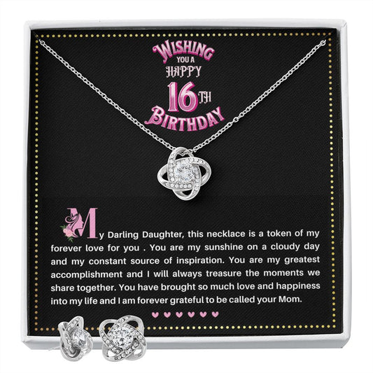 JGF Jewelry Gifts for Family | Birthday Gifts For 16 Year Old Girls Sweet Sixteen | 16th Birthday Gifts For Girls Necklace