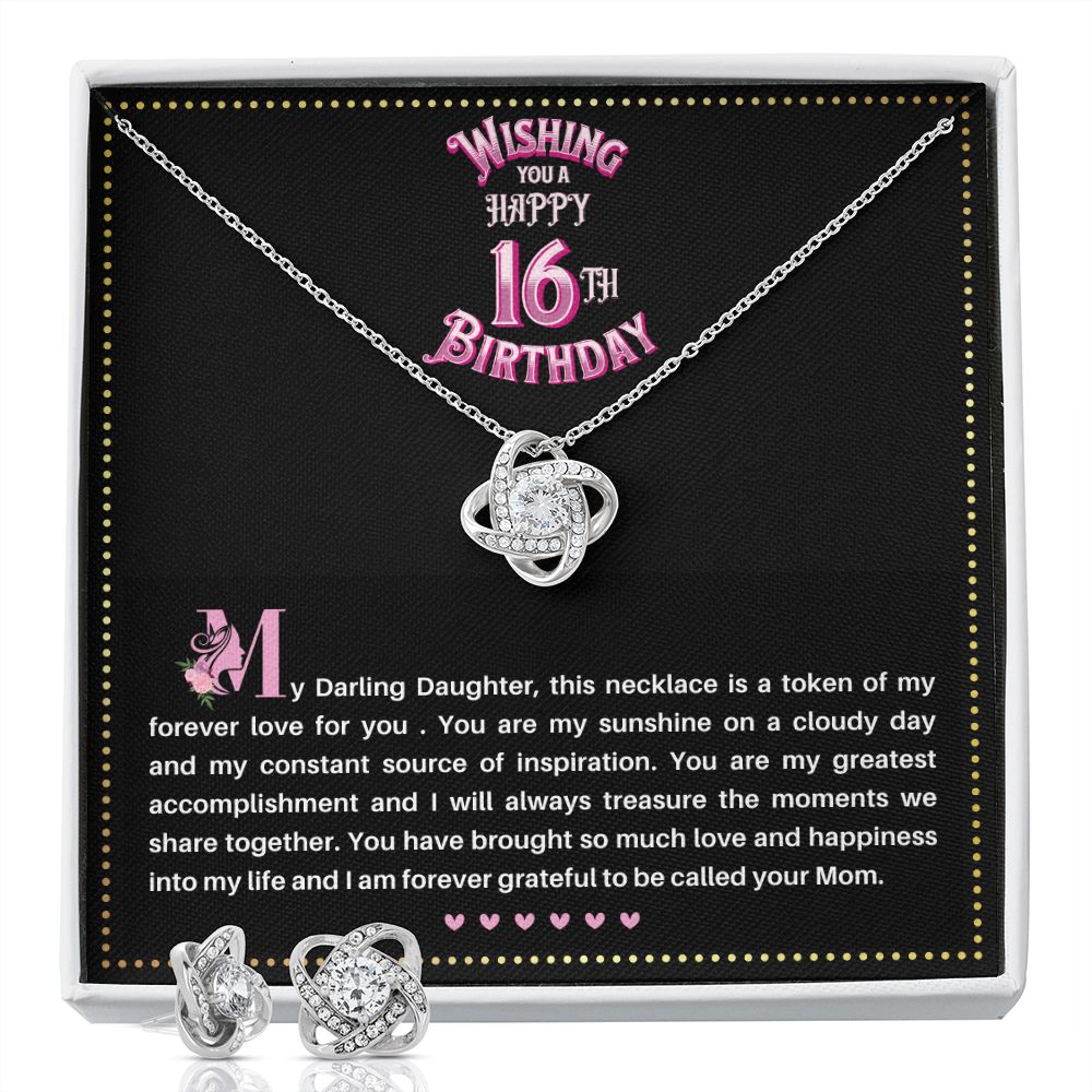 JGF Jewelry Gifts for Family | Birthday Gifts For 16 Year Old Girls Sweet Sixteen | 16th Birthday Gifts For Girls Necklace