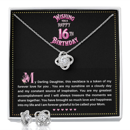 JGF Jewelry Gifts for Family | Birthday Gifts For 16 Year Old Girls Sweet Sixteen | 16th Birthday Gifts For Girls Necklace