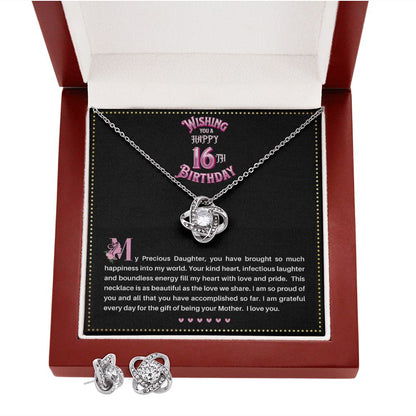 JGF Jewelry Gifts for Family | 16th Birthday Gifts For Girls Sweet 16 | Daughter Gift From Mom Necklace Sterling Silver