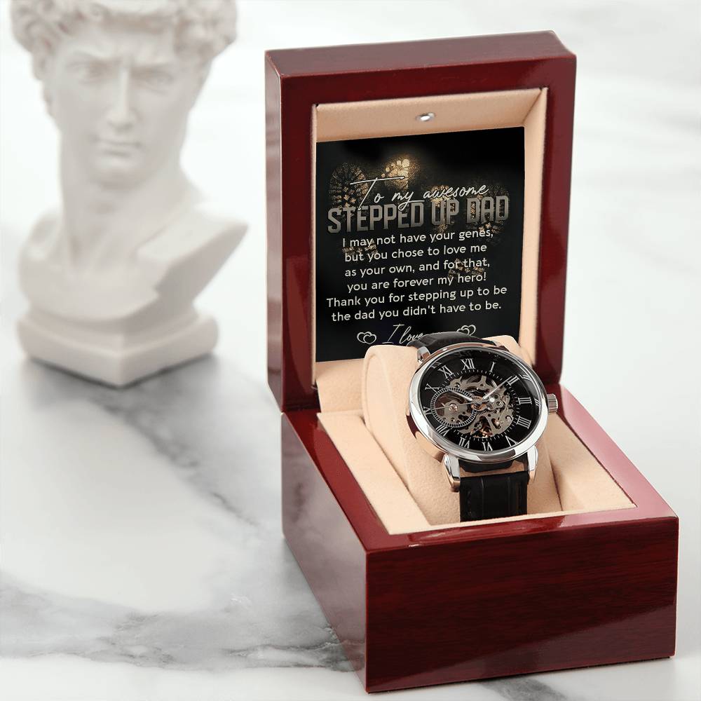 Stepdad-Be The Dad-Metal Chronograph Watch