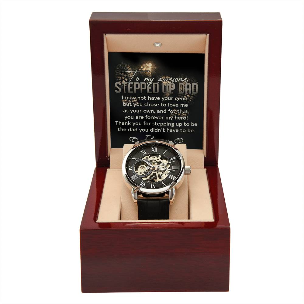 Stepdad-Be The Dad-Metal Chronograph Watch