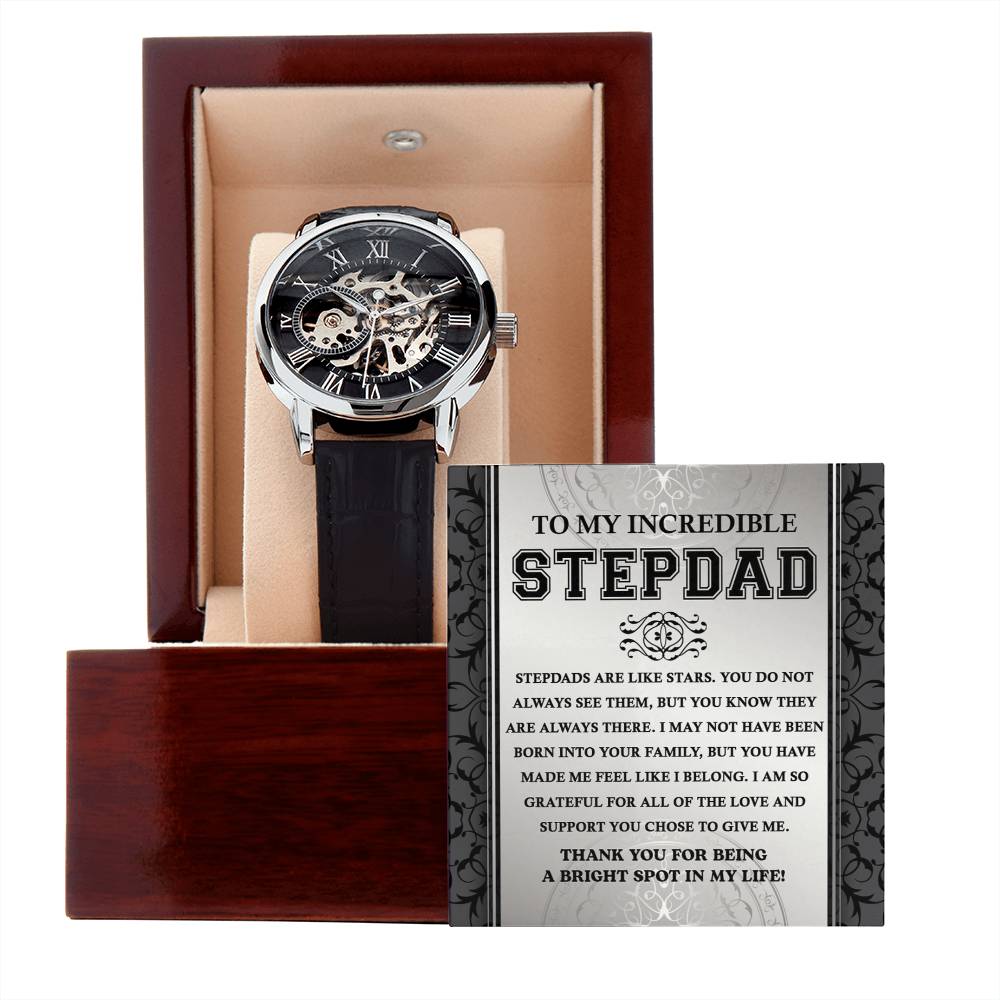 Stepdad-A Bright Spot-Metal Chronograph Watch