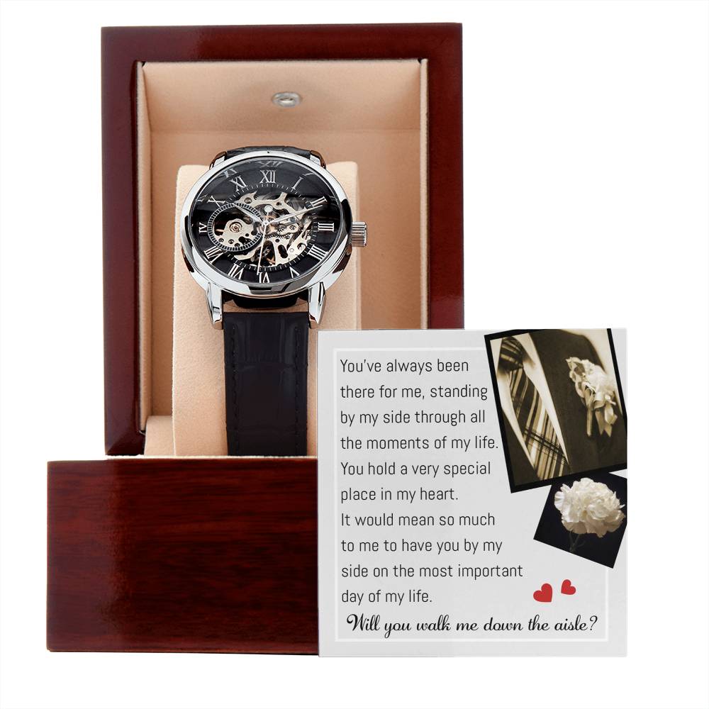Wedding-Down The Aisle-Metal Chronograph Watch