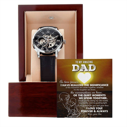 Dad-My Guiding Light-Metal Chronograph Watch