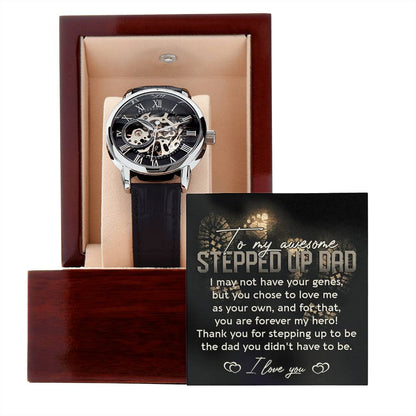 Stepdad-Be The Dad-Metal Chronograph Watch
