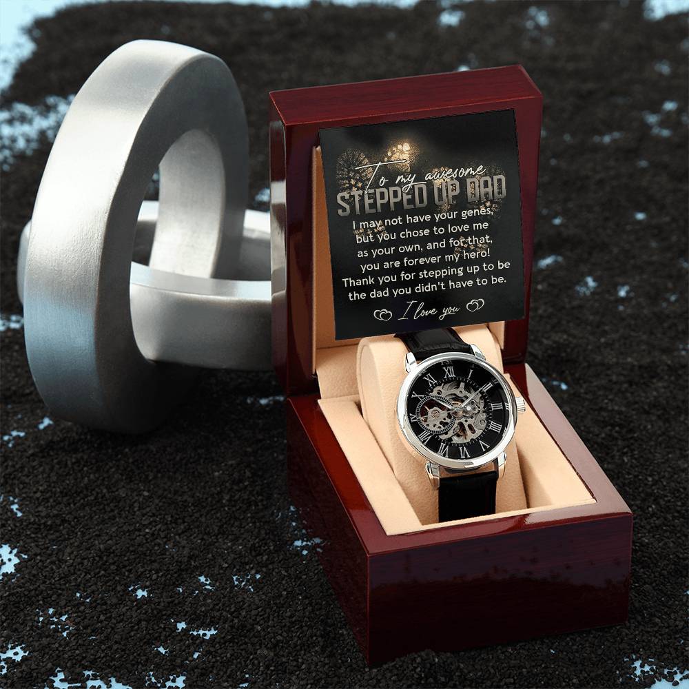 Stepdad-Be The Dad-Metal Chronograph Watch