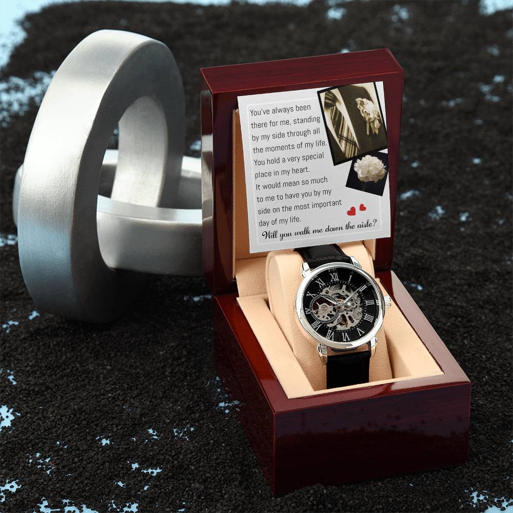 Wedding-Down The Aisle-Metal Chronograph Watch