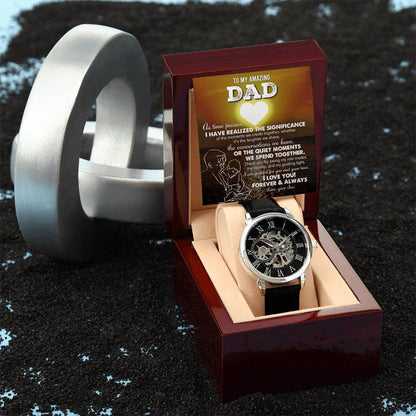 Dad-My Guiding Light-Metal Chronograph Watch