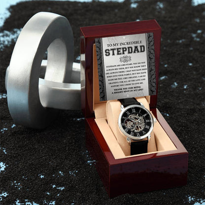 Stepdad-A Bright Spot-Metal Chronograph Watch
