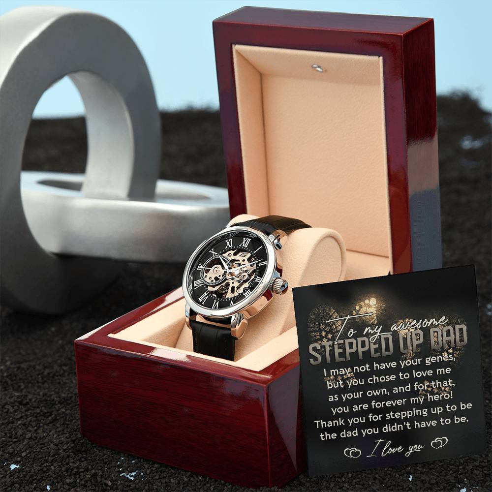 Stepdad-Be The Dad-Metal Chronograph Watch