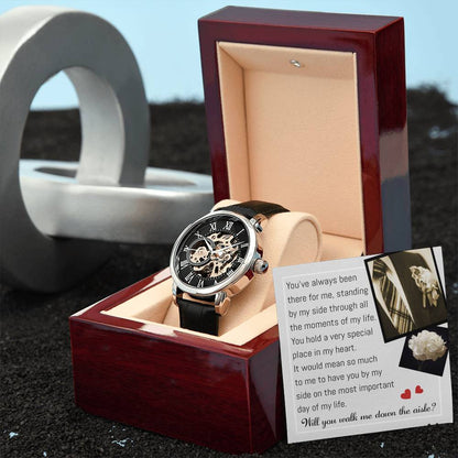 Wedding-Down The Aisle-Metal Chronograph Watch