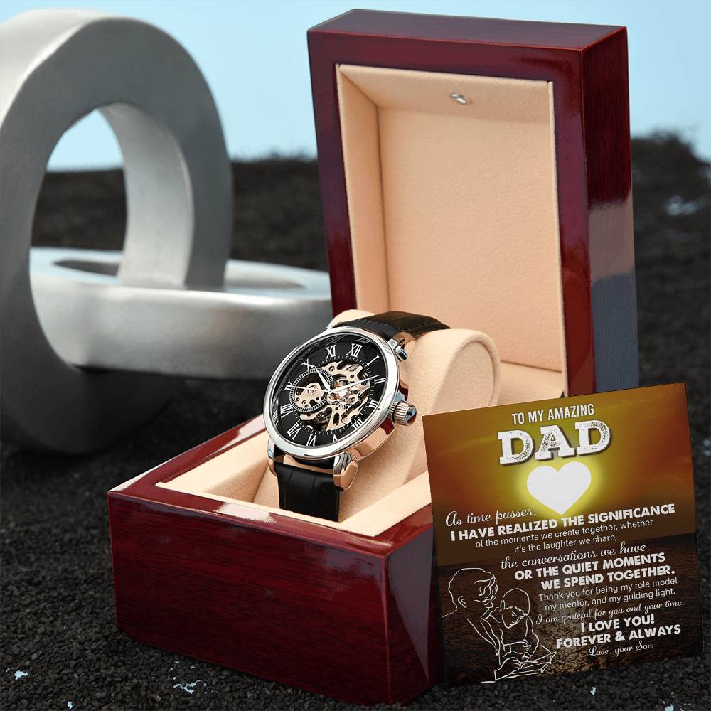 Dad-My Guiding Light-Metal Chronograph Watch