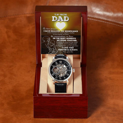 Dad-My Guiding Light-Metal Chronograph Watch