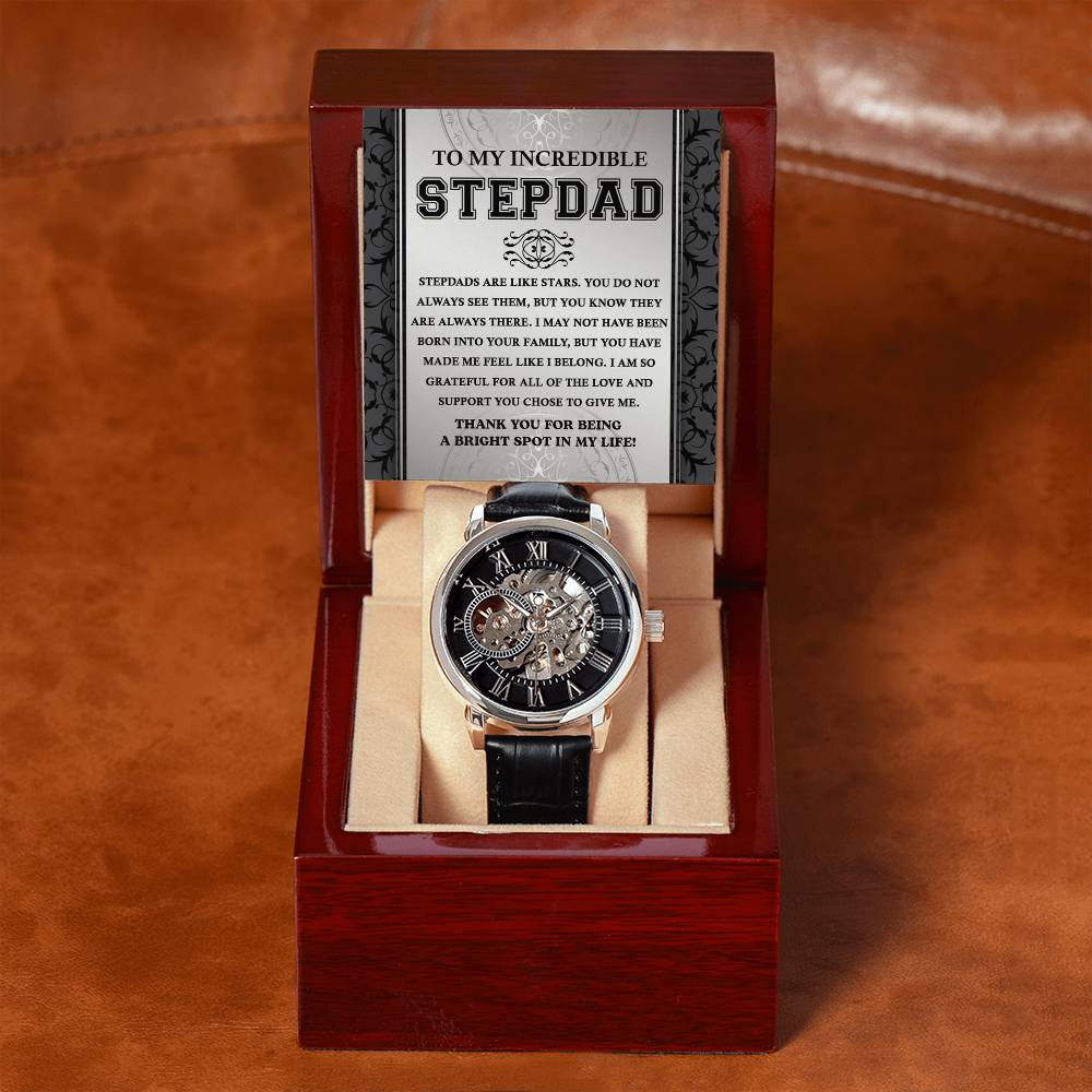 Stepdad-A Bright Spot-Metal Chronograph Watch