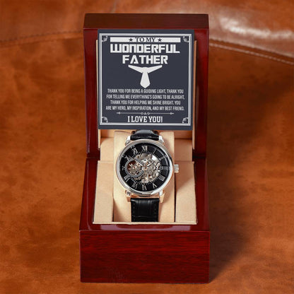 Dad-My Best Friend-Metal Chronograph Watch