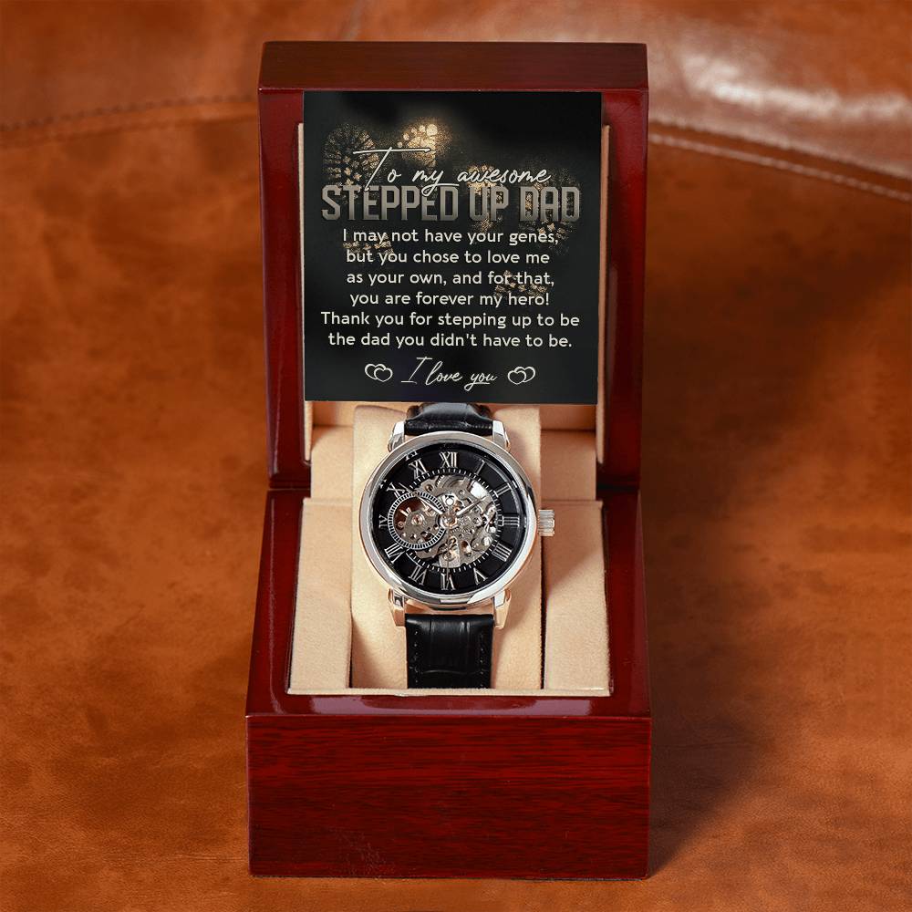 Stepdad-Be The Dad-Metal Chronograph Watch