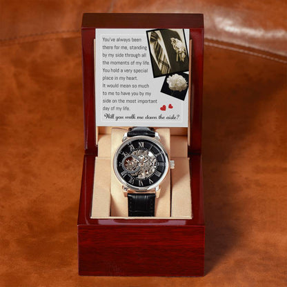 Wedding-Down The Aisle-Metal Chronograph Watch