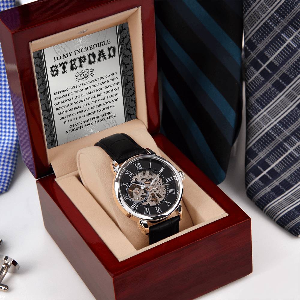 Stepdad-A Bright Spot-Metal Chronograph Watch