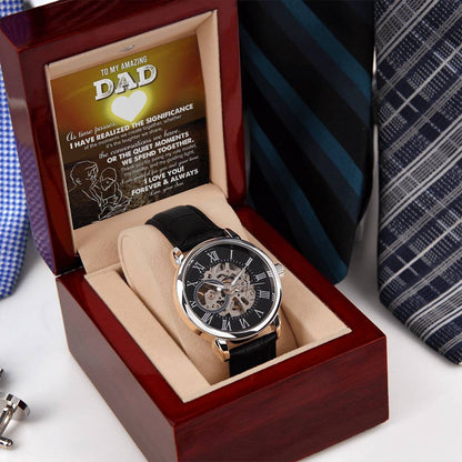 Dad-My Guiding Light-Metal Chronograph Watch