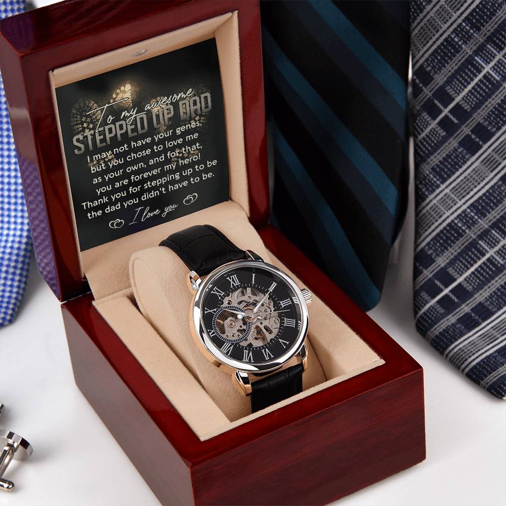 Stepdad-Be The Dad-Metal Chronograph Watch