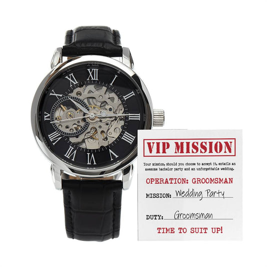 Groomsman-VIP Mission-Metal Chronograph Watch