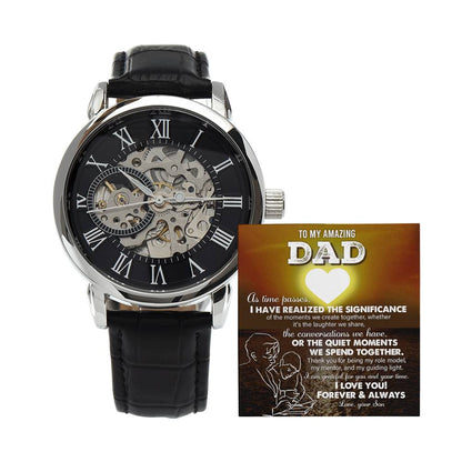 Dad-My Guiding Light-Metal Chronograph Watch