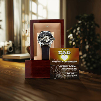 Dad-My Guiding Light-Metal Chronograph Watch