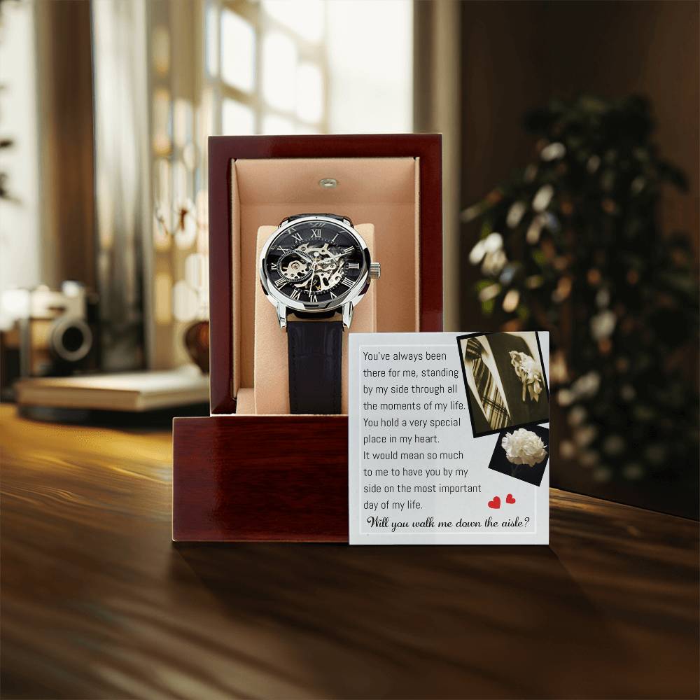 Wedding-Down The Aisle-Metal Chronograph Watch