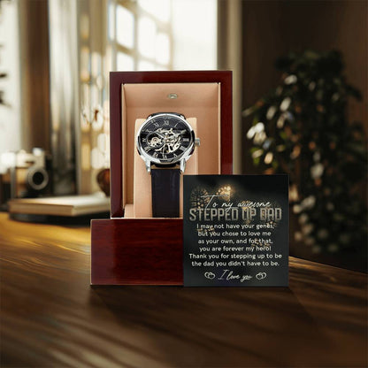 Stepdad-Be The Dad-Metal Chronograph Watch