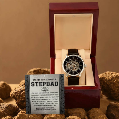 Stepdad-A Bright Spot-Metal Chronograph Watch