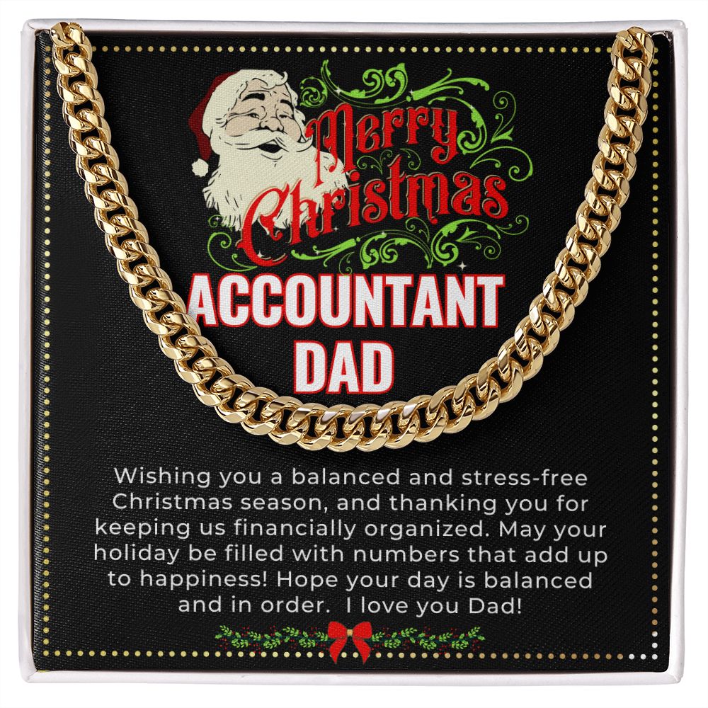 JGF Jewelry Gifts for Family | Dad Gifts Accountant | Really Awesome Christmas Necklace Gifts Ideas  For Daddy