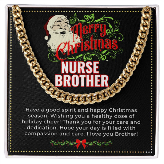 JGF Jewelry Gifts for Family | My Favorite Big Brother Is A Nurse | Christmas Gifts Presents For Adult Brother