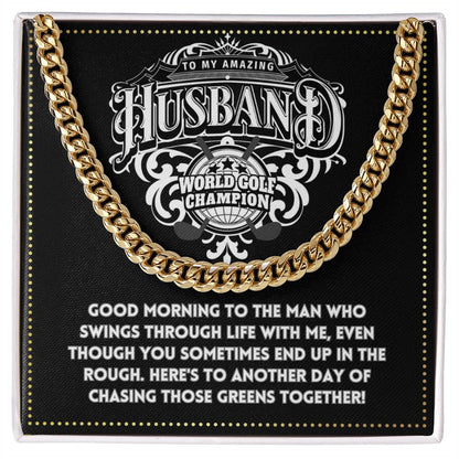 JGF Jewelry Gifts for Family Husband Golf Gifts 50 And Older Mens Cross Necklace