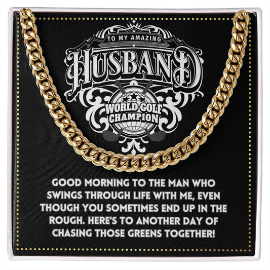 JGF Jewelry Gifts for Family Husband Golf Gifts 50 And Older Mens Cross Necklace