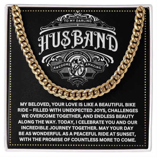 JGF Jewelry Gifts for Family Bicycle Husband Gift 50 Birthday Card For Him