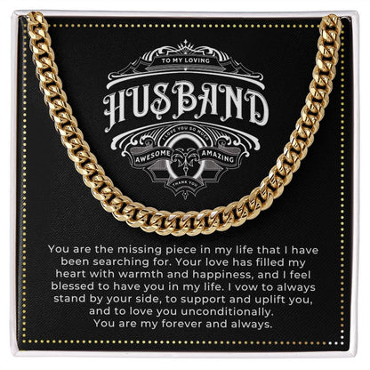 JGF Jewelry Gifts for Family | Birthday Cuban Chain Necklace Gifts For Husband From Wife